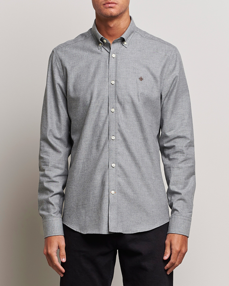 Mies |  | Morris | Watts Flanell Shirt Light Grey