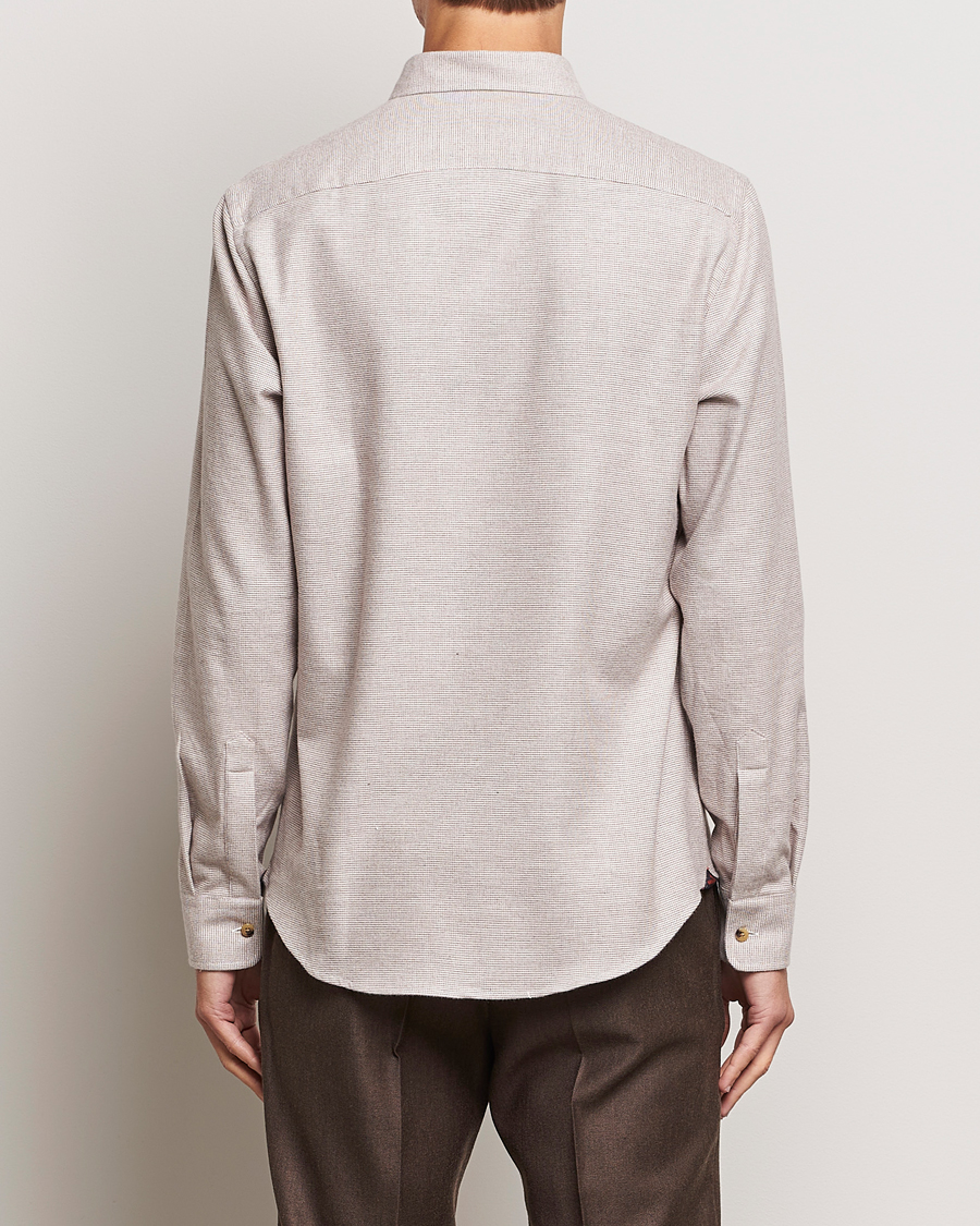 Mies | Kauluspaidat | Morris | Flanell Check Shirt Khaki