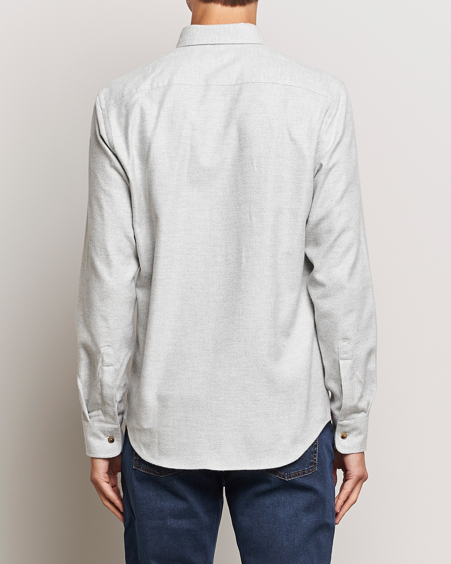 Mies | Kauluspaidat | Morris | Flanell Check Shirt Grey