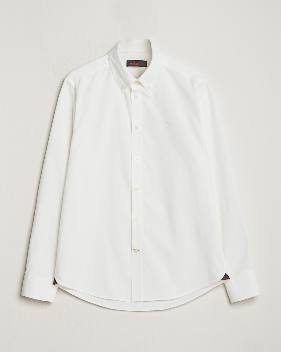 Mies | Kauluspaidat | Morris | Douglas Corduroy Shirt Off White