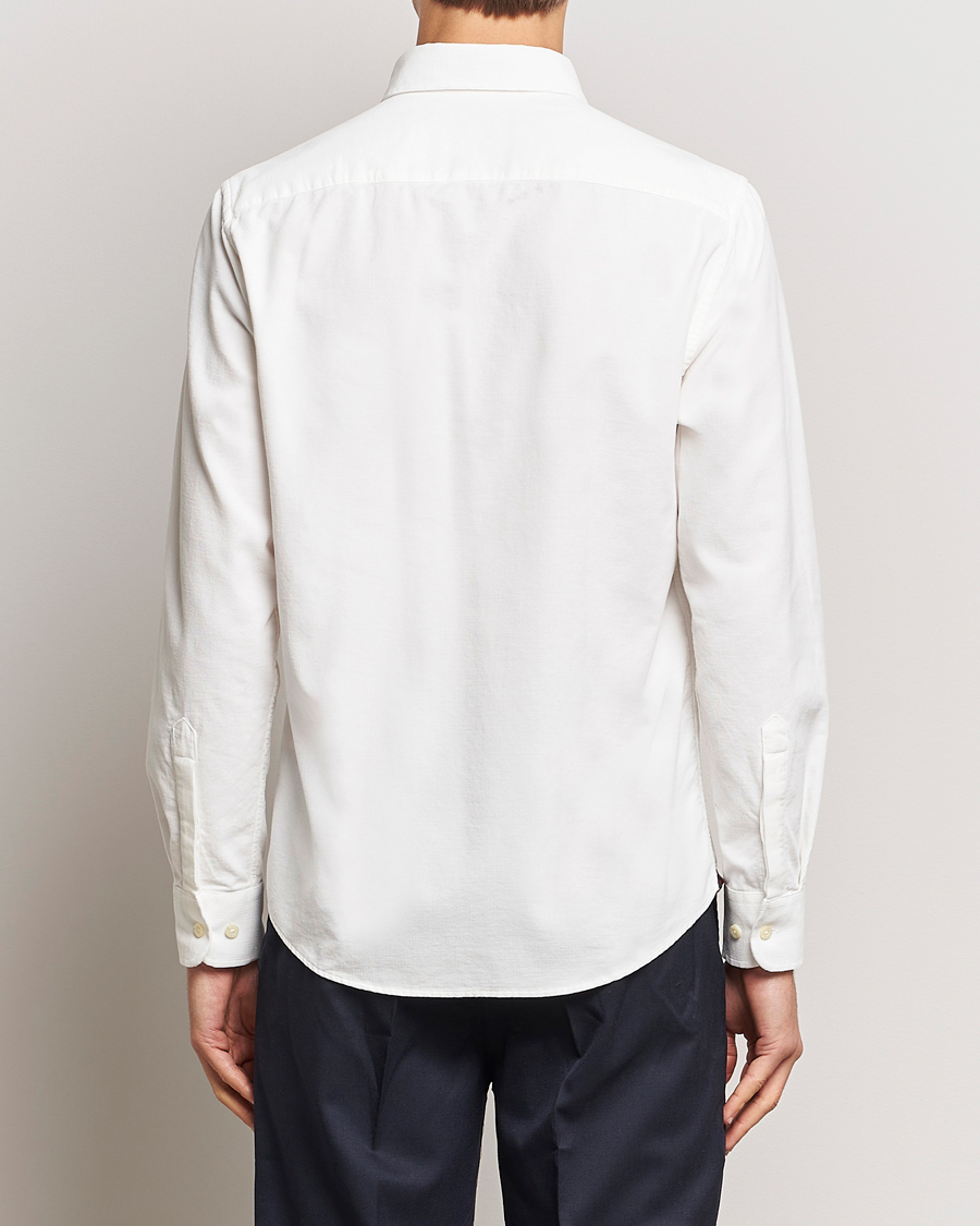 Mies | Kauluspaidat | Morris | Douglas Corduroy Shirt Off White