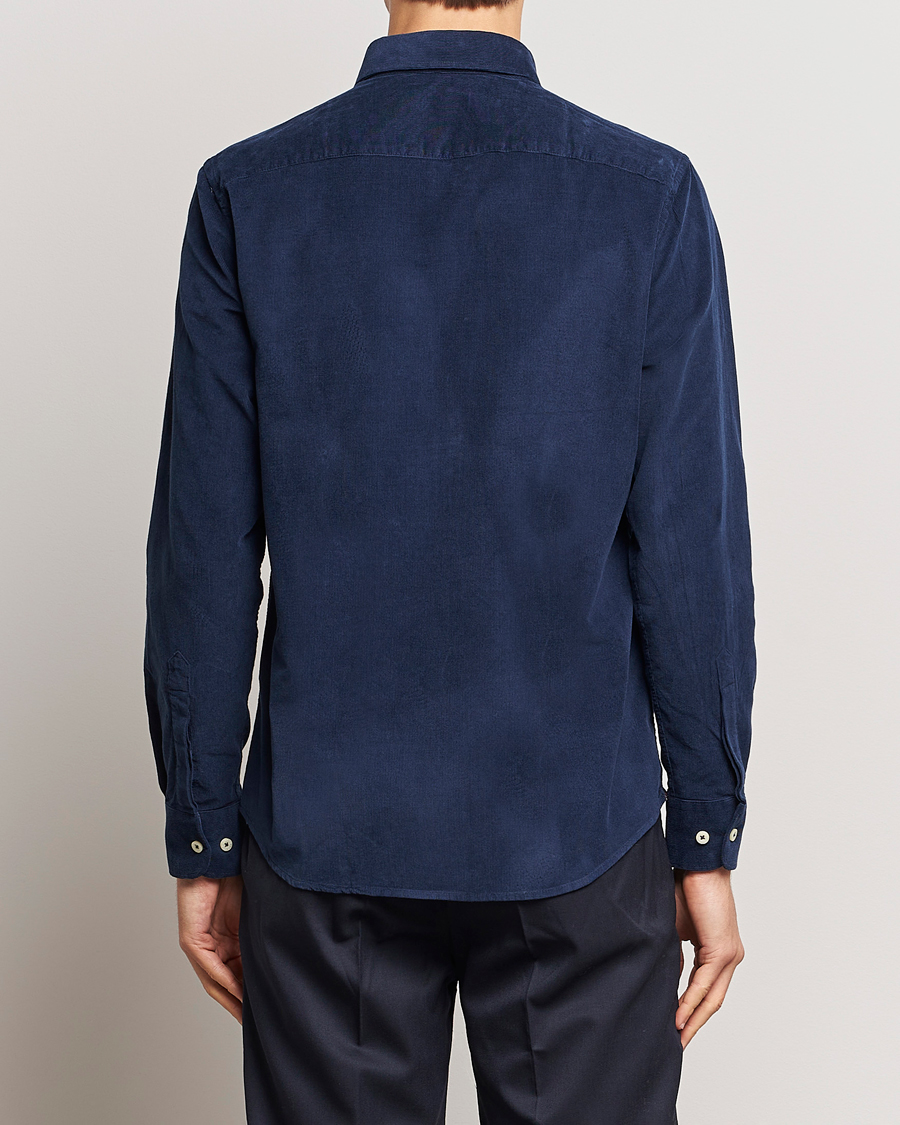 Mies | Kauluspaidat | Morris | Douglas Corduroy Shirt Blue