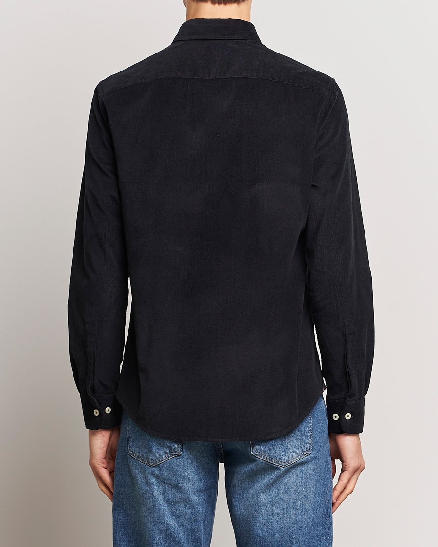 Mies | Kauluspaidat | Morris | Douglas Corduroy Shirt Black