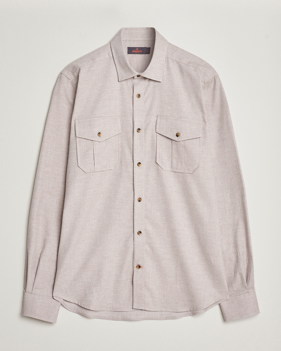 Mies | Kauluspaidat | Morris | Weights Flanell Shirt Khaki