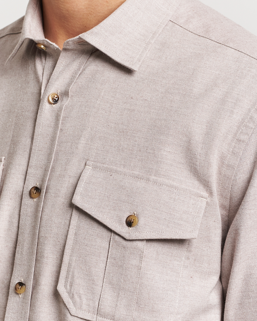 Mies | Kauluspaidat | Morris | Weights Flanell Shirt Khaki