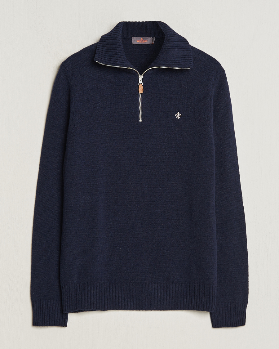 Mies | Puserot | Morris | Newton Half Zip Navy