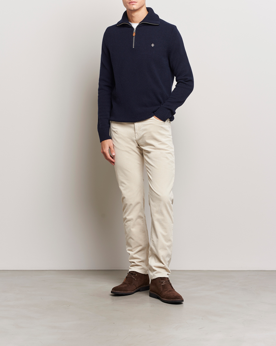 Mies | Puserot | Morris | Newton Half Zip Navy