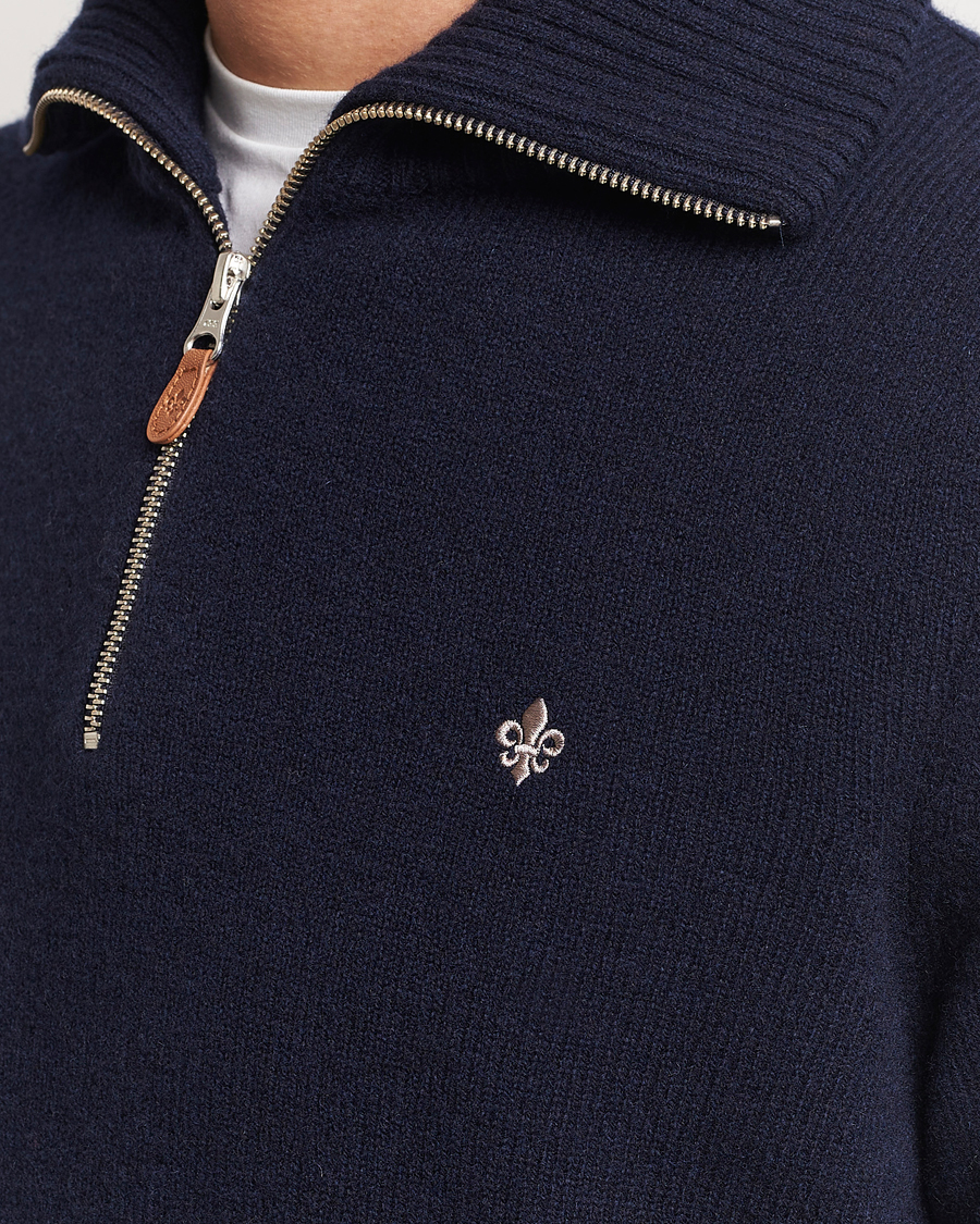 Mies | Puserot | Morris | Newton Half Zip Navy