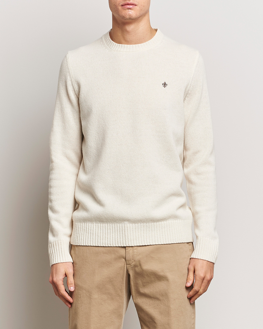 Mies | Puserot | Morris | Newton Crew Neck Off White