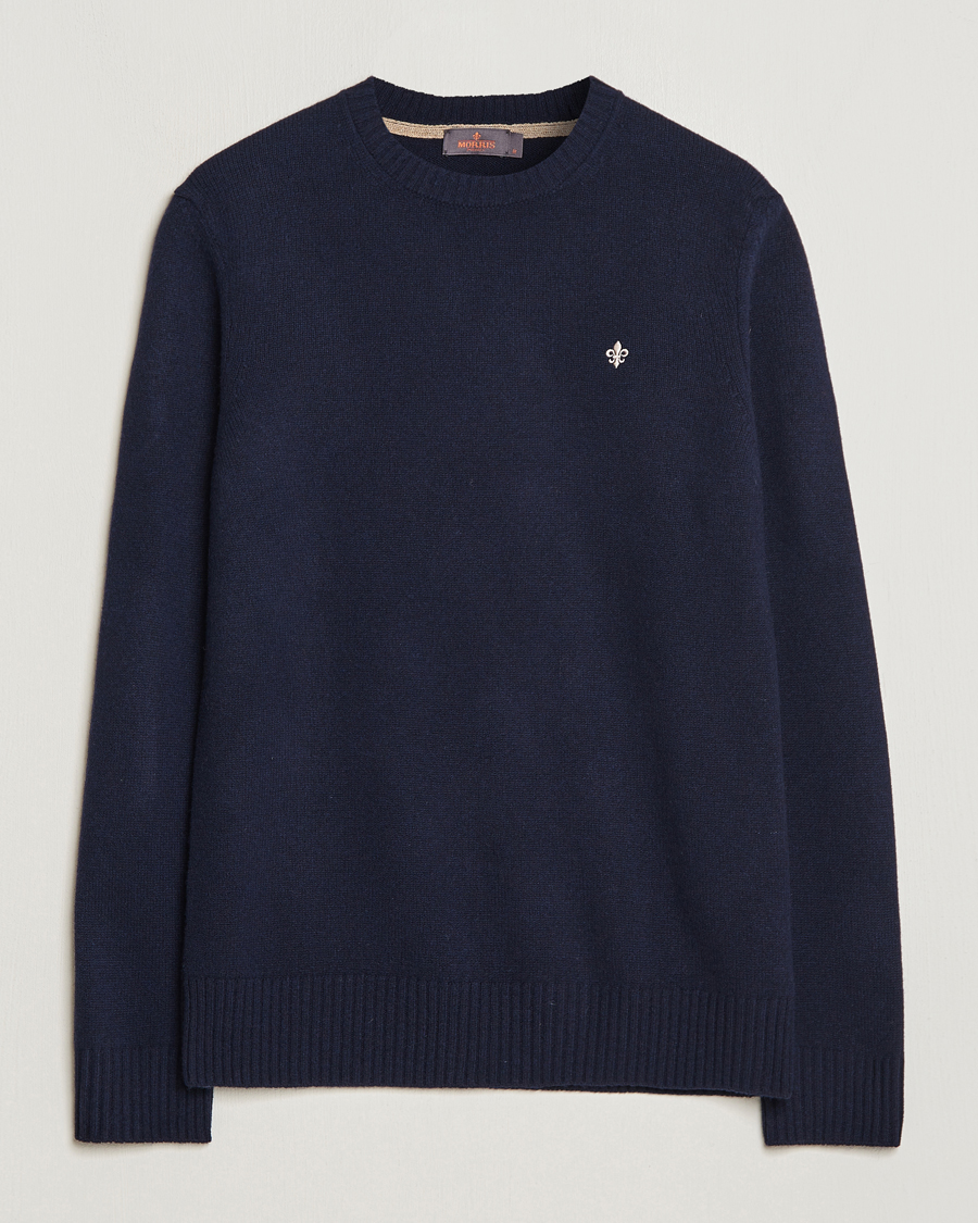 Mies | Puserot | Morris | Newton Crew Neck Navy