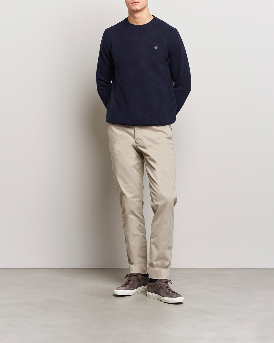 Mies | Puserot | Morris | Newton Crew Neck Navy