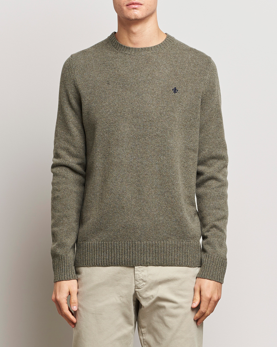 Mies | Puserot | Morris | Newton Crew Neck Olive
