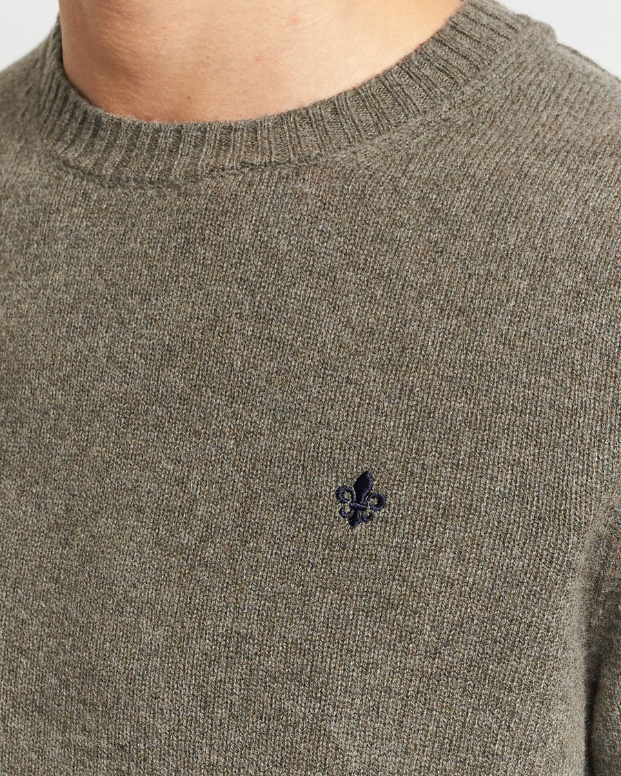 Mies | Puserot | Morris | Newton Crew Neck Olive