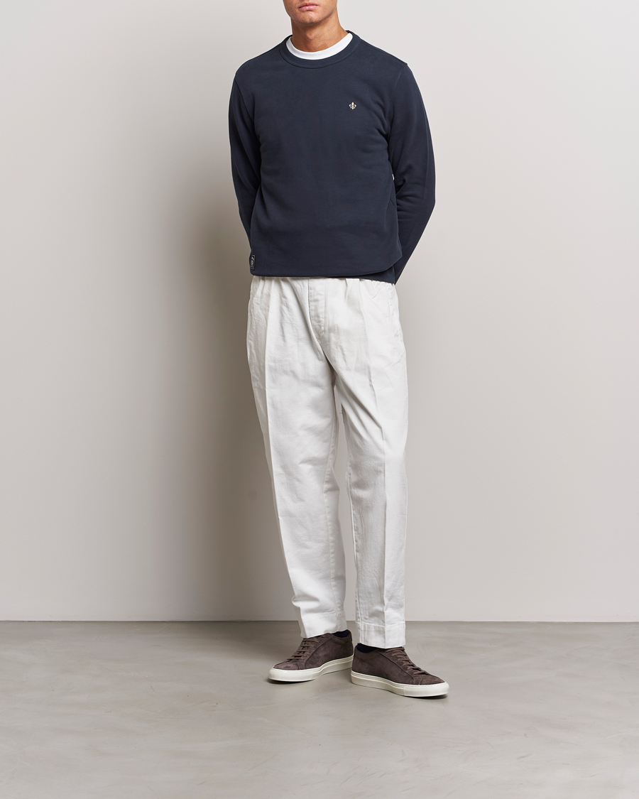 Mies | Puserot | Morris | Brandon Lily Sweatshirt Old Blue
