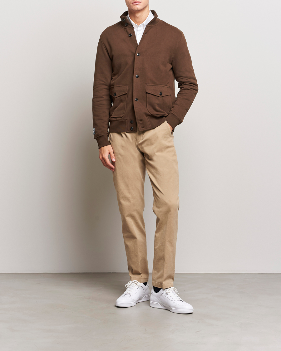 Mies | Puserot | Morris | Corwell Sweatshirt Cardigan Brown