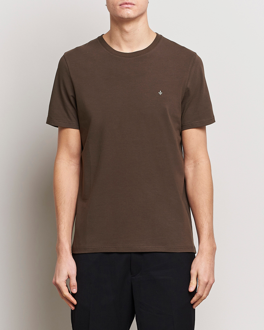 Mies |  | Morris | James Crew Neck T-shirt Brown