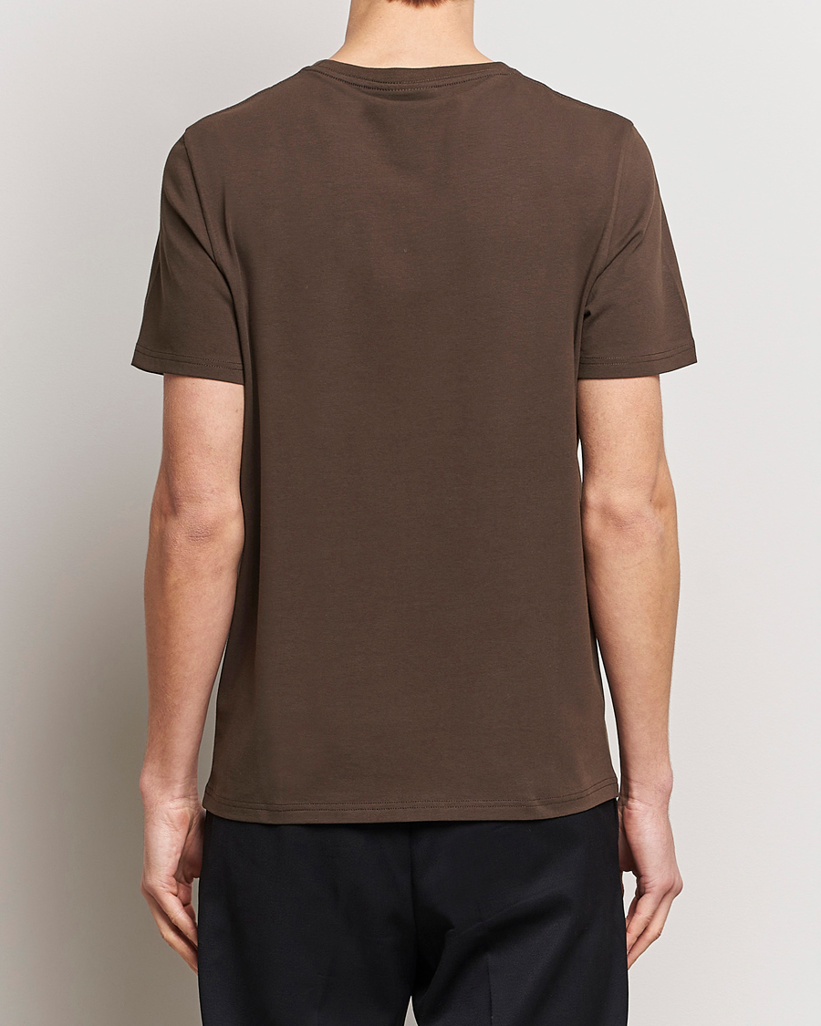 Mies | T-paidat | Morris | James Crew Neck T-shirt Brown