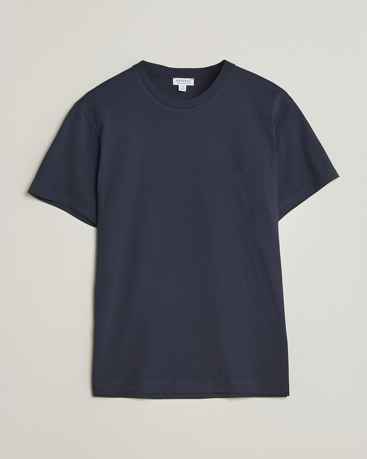 Mies | T-paidat | Sunspel | Riviera Midweight T-Shirt Navy