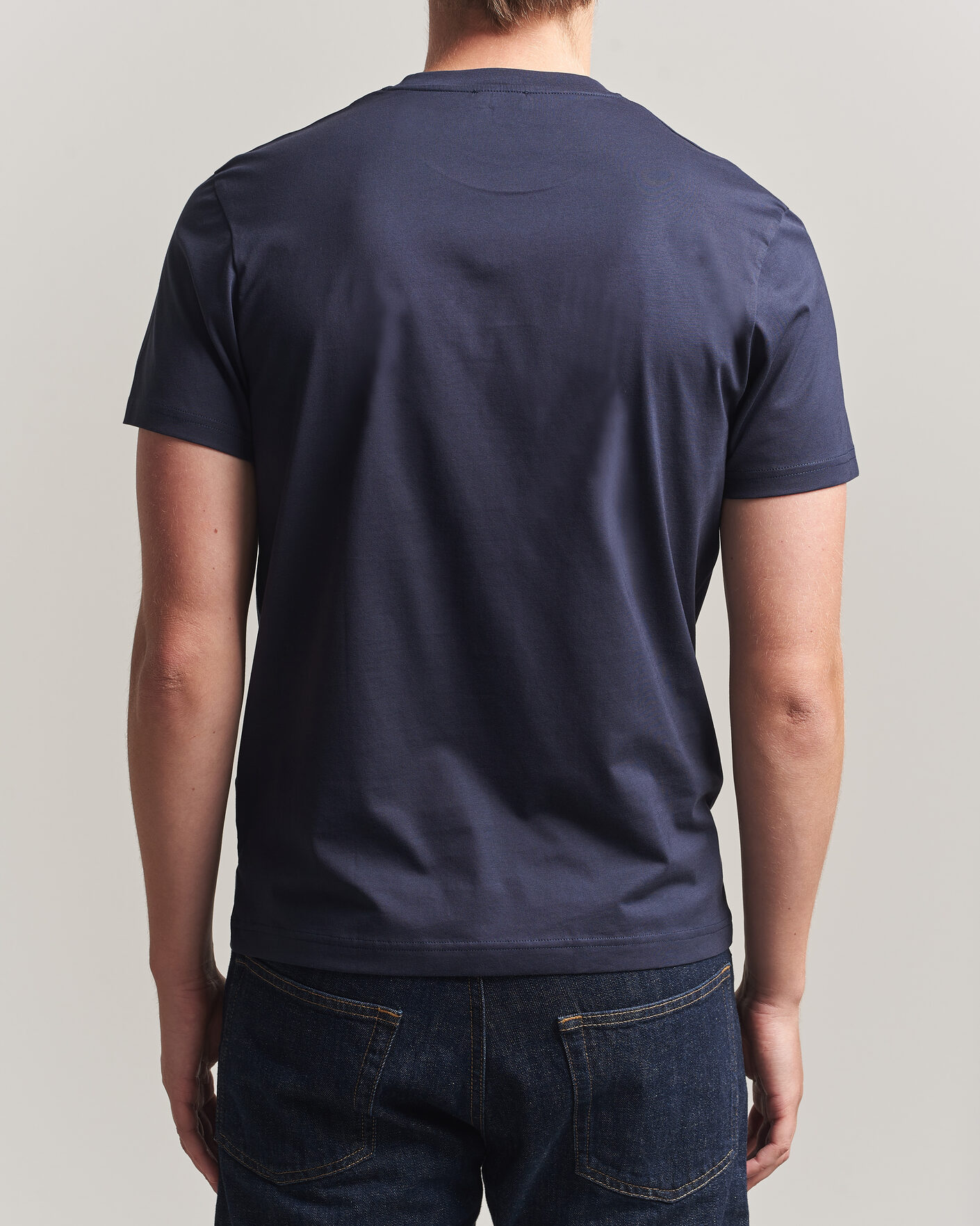 Mies | T-paidat | Sunspel | Riviera Midweight T-Shirt Navy