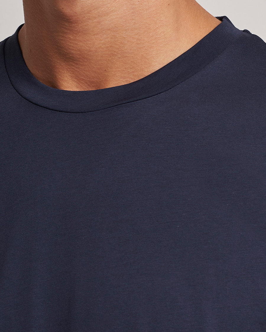 Mies | T-paidat | Sunspel | Riviera Midweight T-Shirt Navy