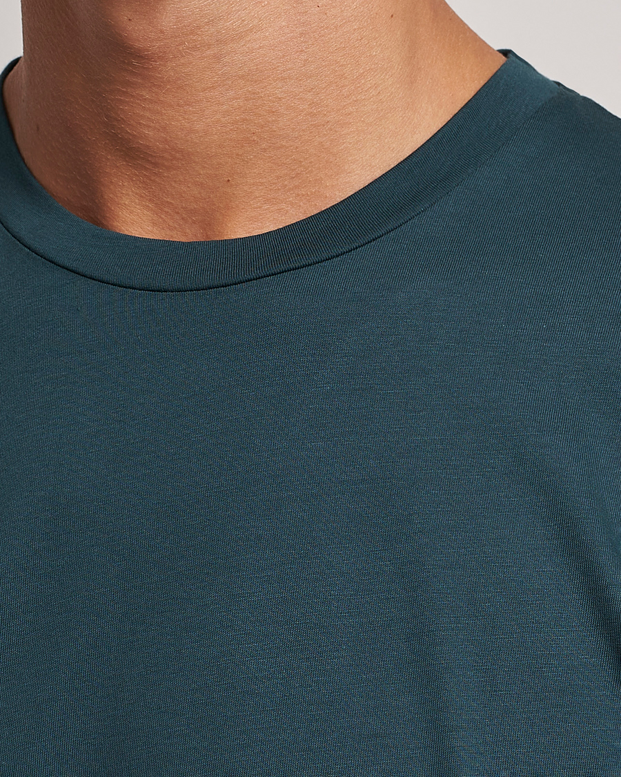 Mies | T-paidat | Sunspel | Riviera Midweight Tee Peacock