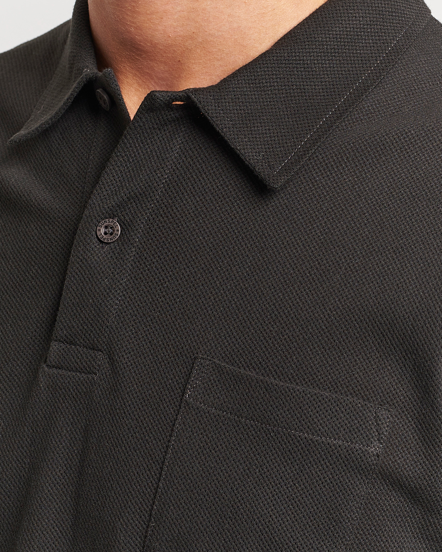 Mies | Puserot | Sunspel | Long Sleeve Riviera Polo Shirt Coffee