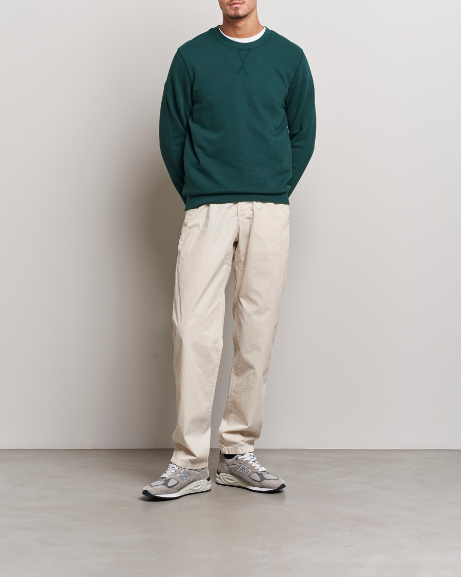 Mies | Puserot | Sunspel | Loopback Sweatshirt Peacock