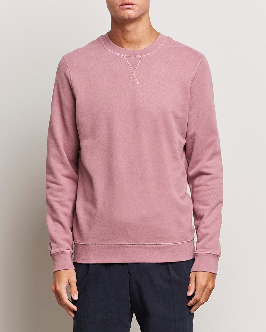 Mies | Puserot | Sunspel | Loopback Sweatshirt Vintage Pink