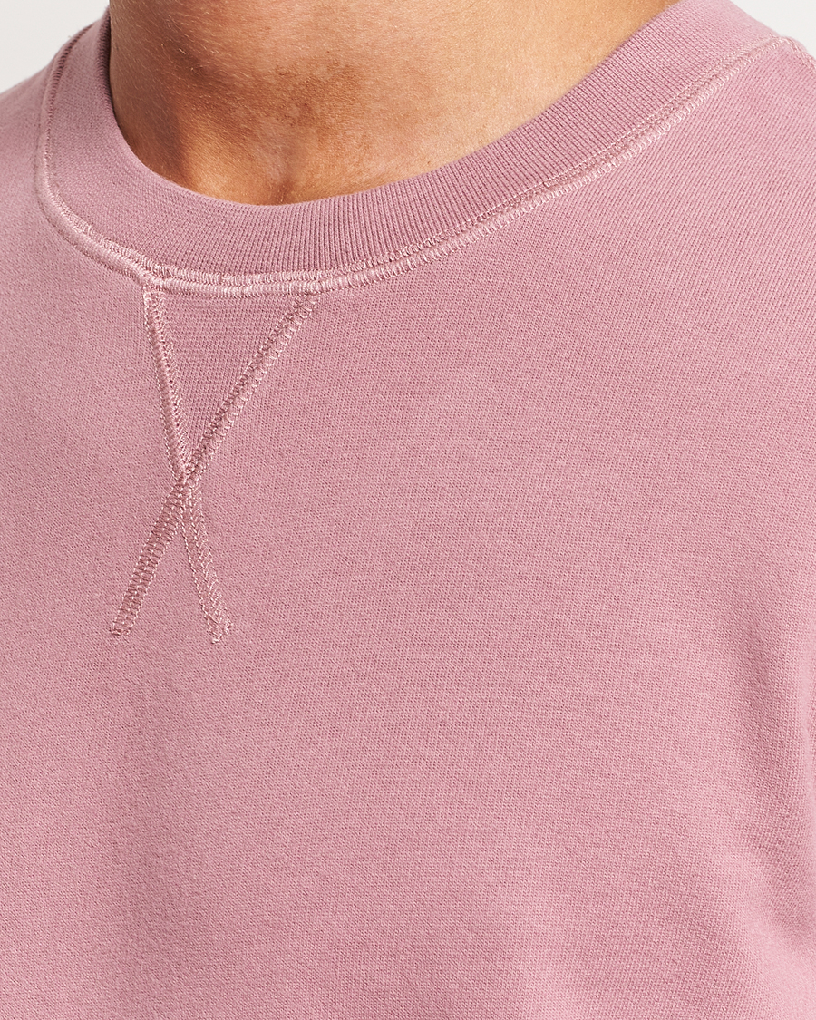 Mies | Puserot | Sunspel | Loopback Sweatshirt Vintage Pink