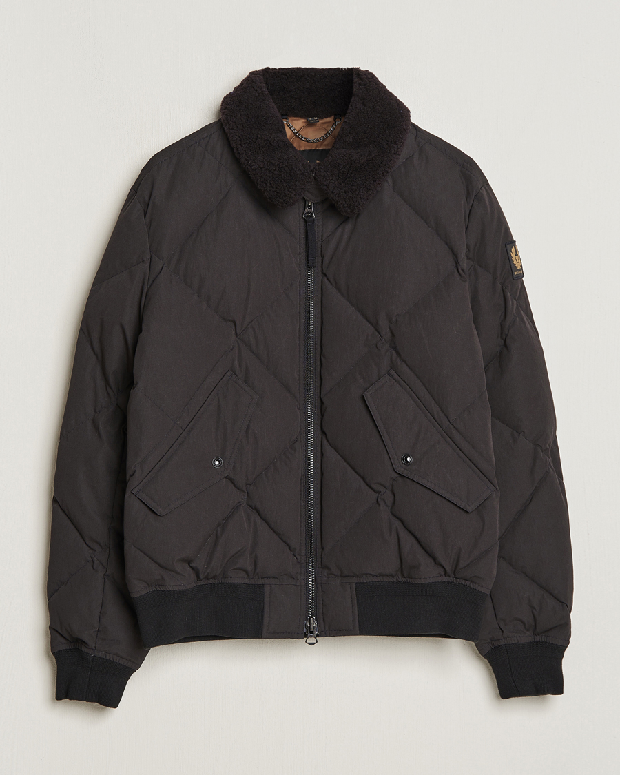Mies | Takit | Belstaff | Hawkridge Padded Sherling Jacket Black