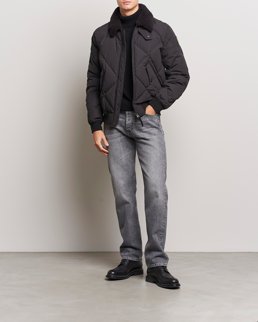 Mies | Takit | Belstaff | Hawkridge Padded Sherling Jacket Black