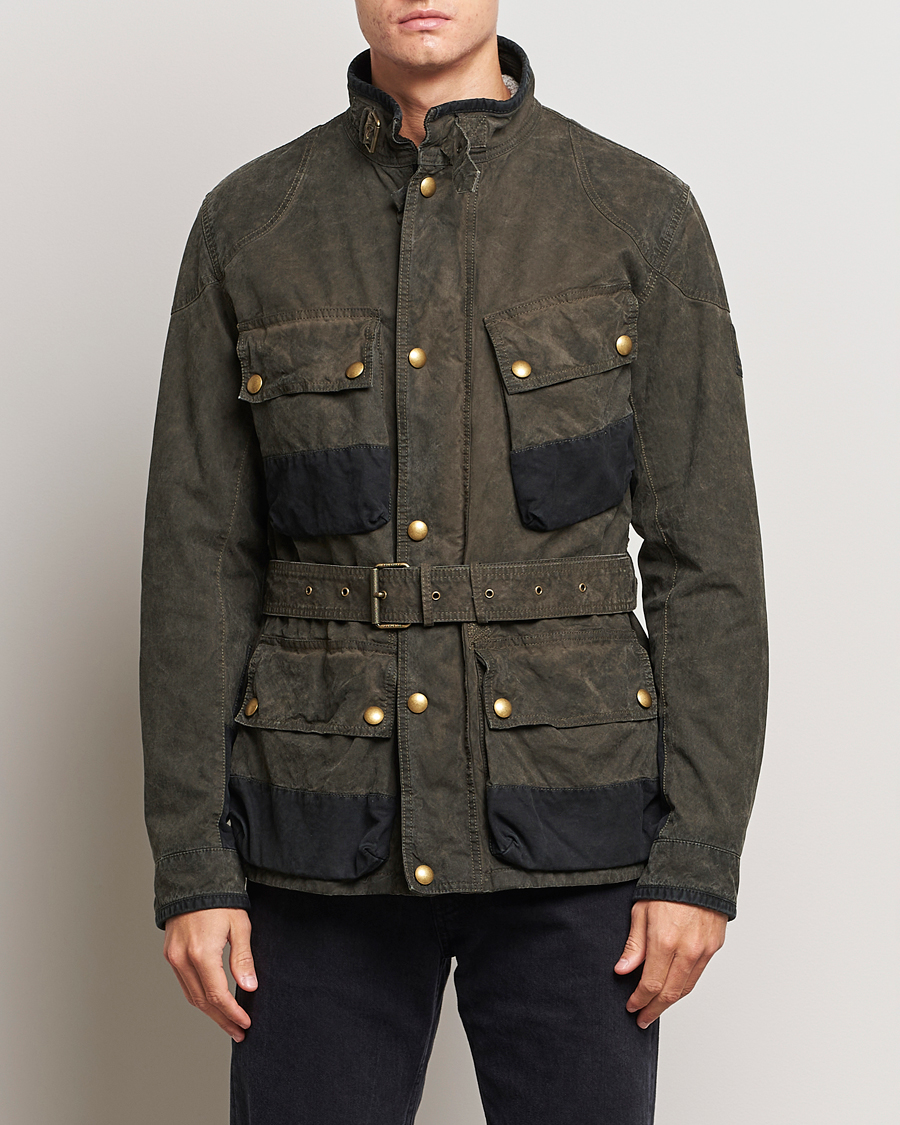 Mies | Osastot | Belstaff | Patched Washed Waxed Trailmaster Fossil