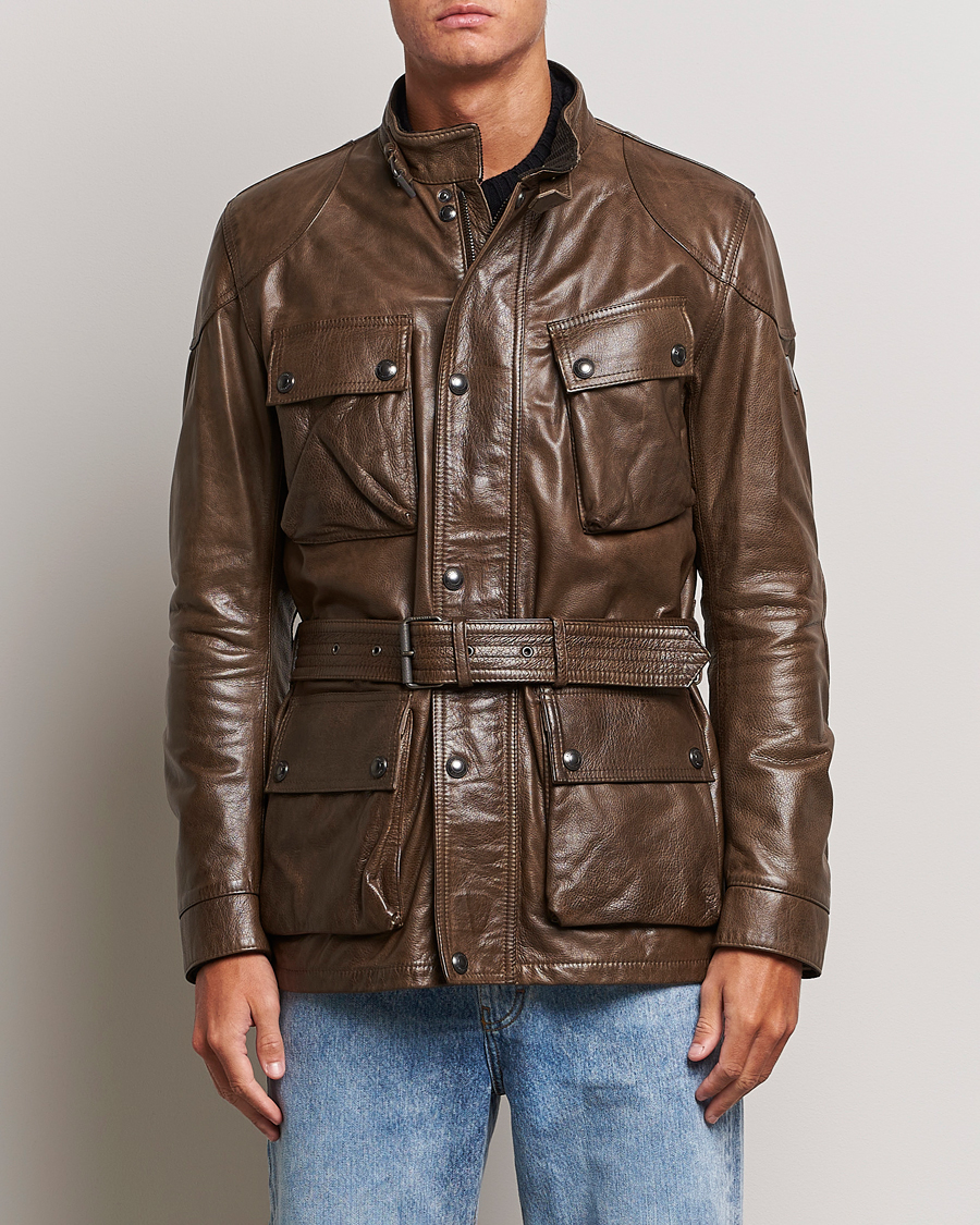 Mies | Takit | Belstaff | Trailmaster Panther Leather Jacket Antique Bronze
