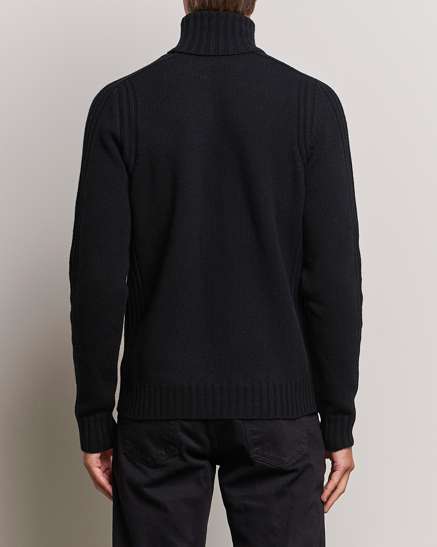 Mies | Puserot | Belstaff | Watch Wool Rollneck Black