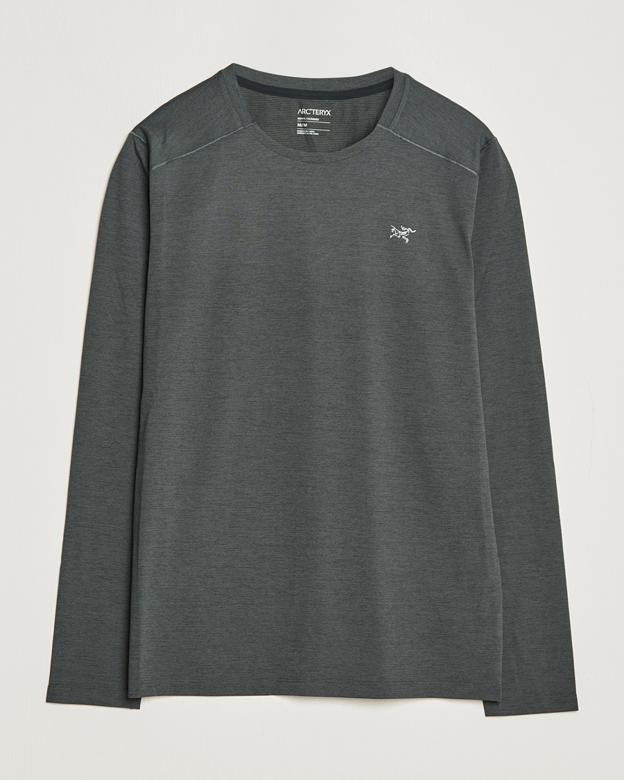 Mies | Pitkähihaiset t-paidat | Arc'teryx | Cormac Long Sleeve T-Shirt Black Heather