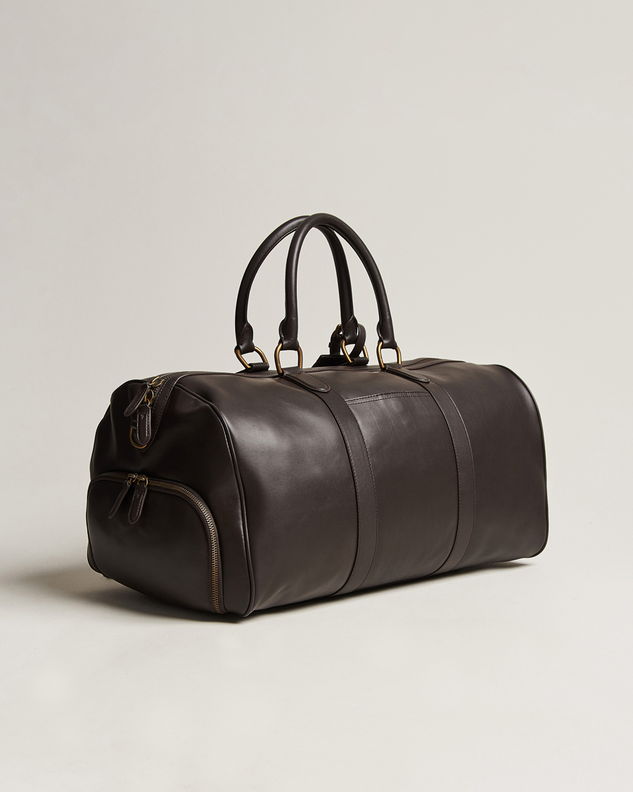 Mies | Polo Ralph Lauren Leather Duffle Bag Dark Brown | Polo Ralph Lauren | Leather Duffle Bag Dark Brown