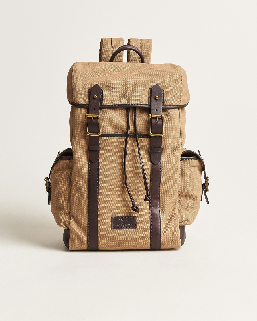 Mies | Polo Ralph Lauren Canvas Backpack Tan | Polo Ralph Lauren | Canvas Backpack Tan