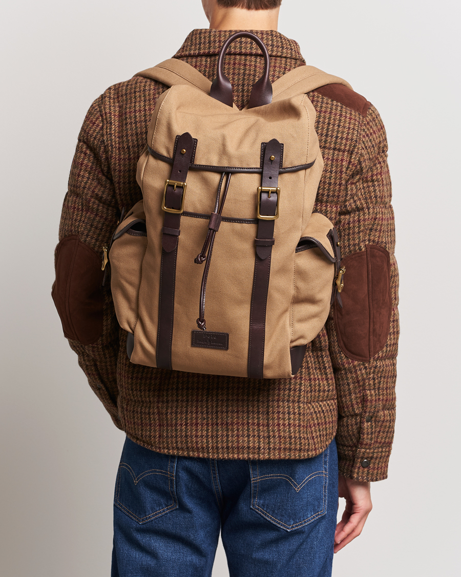 Mies | Polo Ralph Lauren Canvas Backpack Tan | Polo Ralph Lauren | Canvas Backpack Tan
