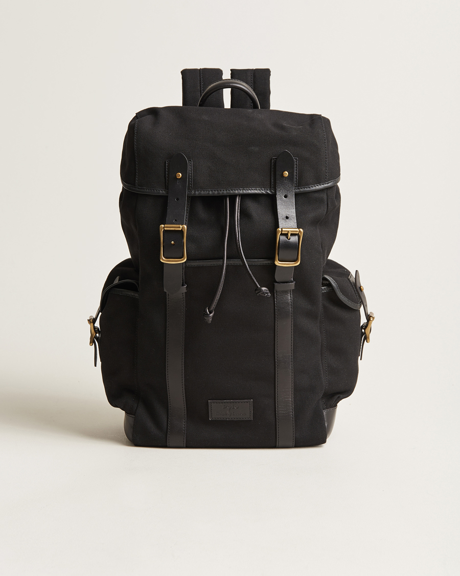 Mies | Polo Ralph Lauren Canvas Backpack Black | Polo Ralph Lauren | Canvas Backpack Black