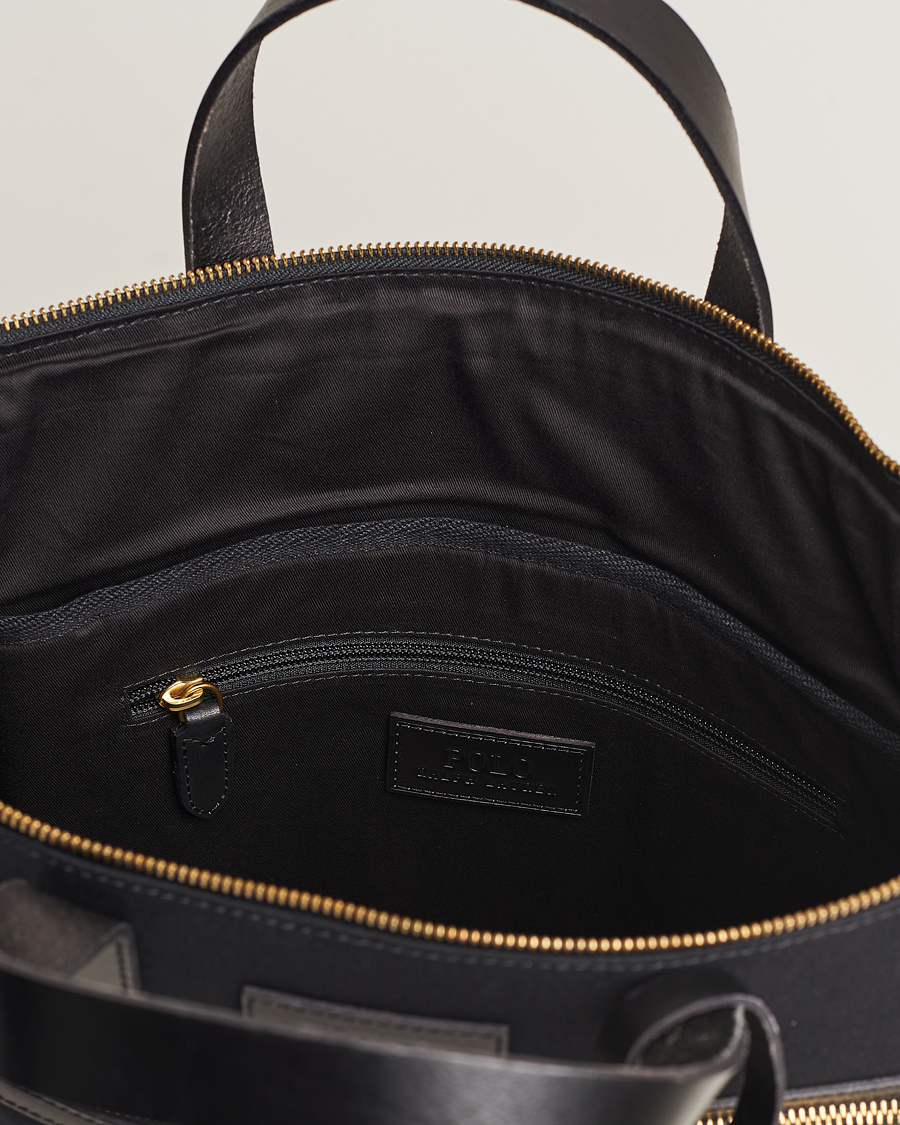 Mies | Polo Ralph Lauren Canvas Totebag Black | Polo Ralph Lauren | Canvas Totebag Black