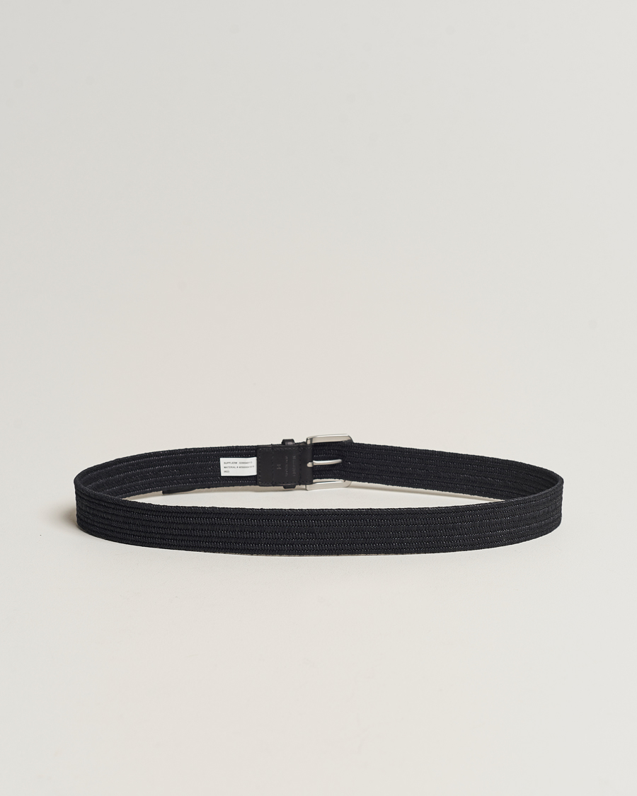 Mies |  | Polo Ralph Lauren | Braided Cotton Elastic Belt Polo Black
