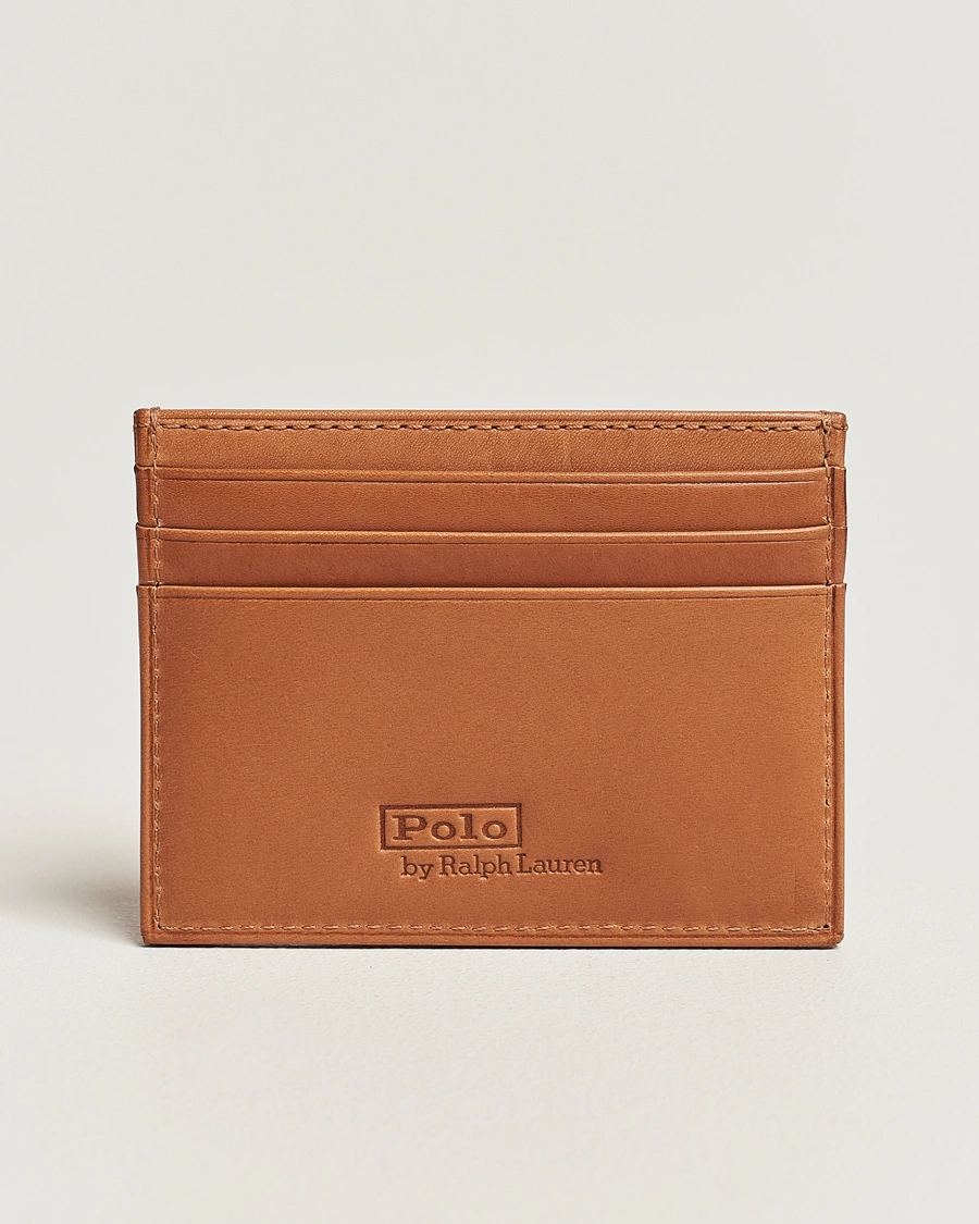 Mies | Korttilompakot | Polo Ralph Lauren | Heritage Leather Credit Card Holder Tan