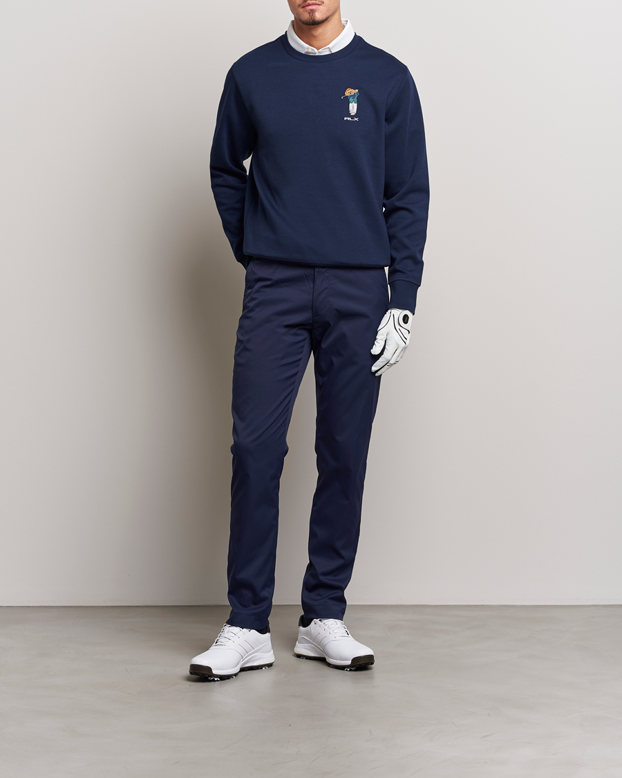Mies | Puserot | RLX Ralph Lauren | Bear Double Knit Pullover French Navy