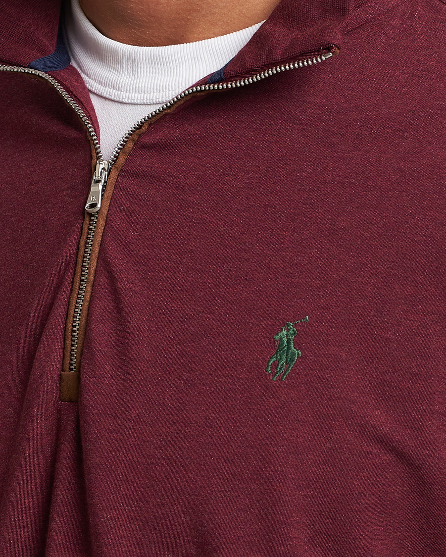 Mies | Puserot | Polo Ralph Lauren Golf | Terry Jersey Half Zip Sweater Wine Heather