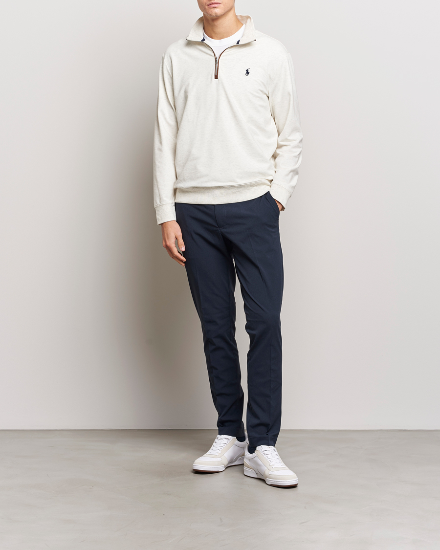 Mies | Puserot | Polo Ralph Lauren Golf | Terry Jersey Half Zip Sweater Oatmeal Heather