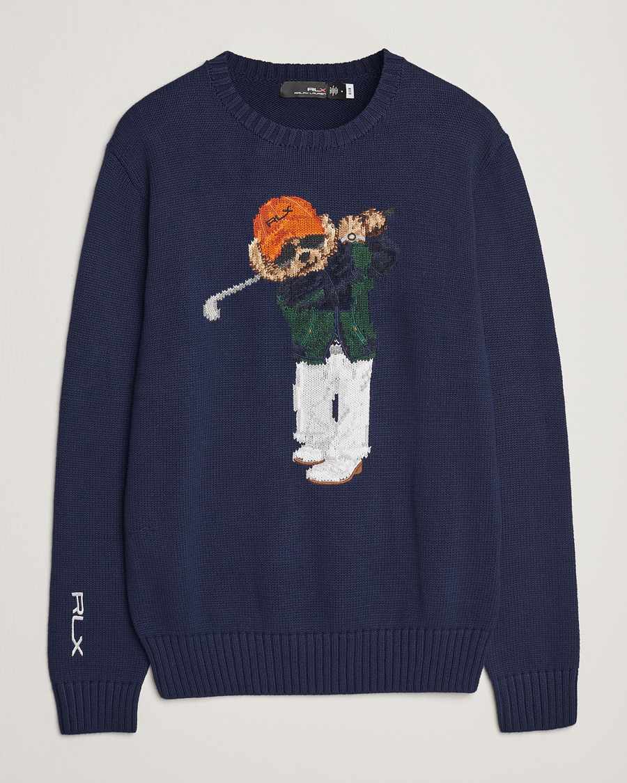 Mies | Puserot | RLX Ralph Lauren | Golf Bear Sweatshirt French Navy