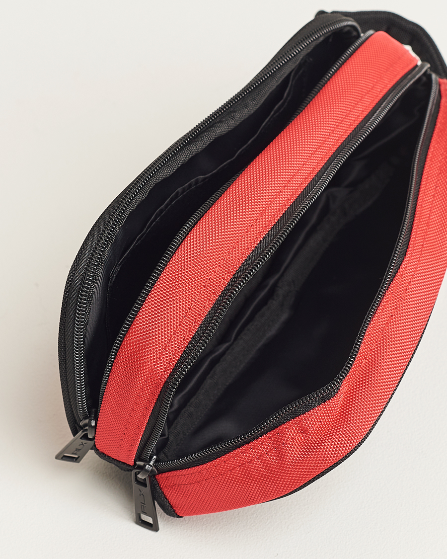 Mies | RLX Ralph Lauren Large Washbag Black/Red | RLX Ralph Lauren | Large Washbag Black/Red