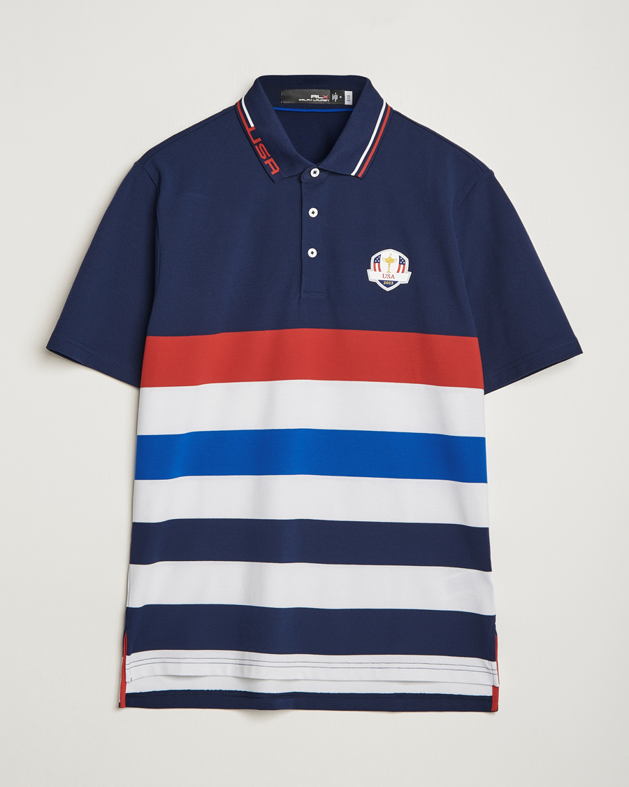 Mies | Pikeet | RLX Ralph Lauren | Ryder Cup Stripe Pique French Navy/Multi
