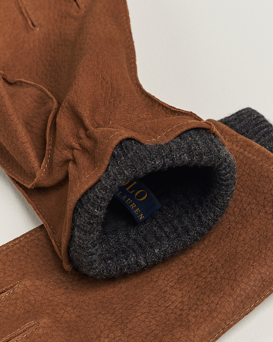 Mies | Polo Ralph Lauren Leather Gloves Tan | Polo Ralph Lauren | Leather Gloves Tan