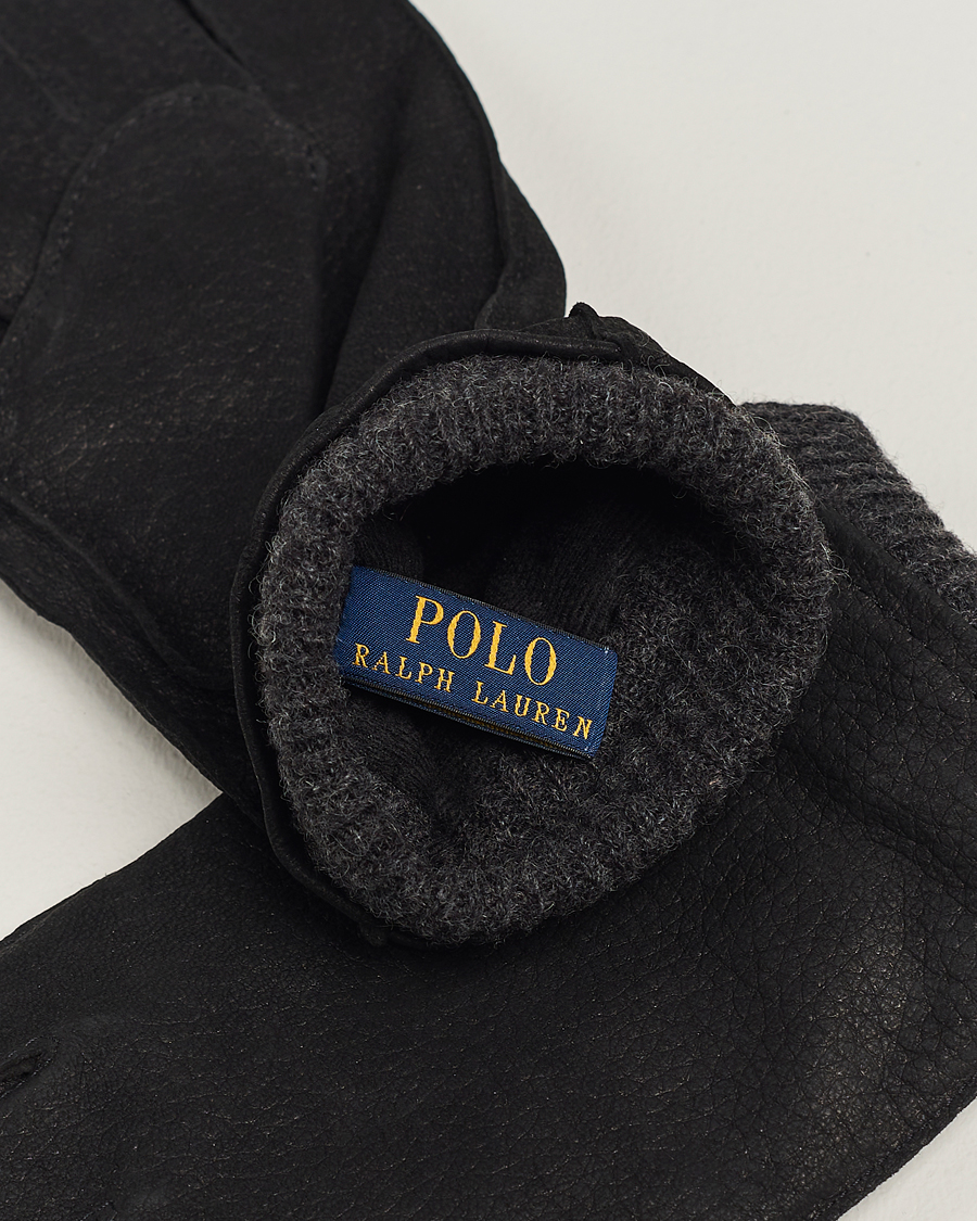 Mies | Polo Ralph Lauren Leather Gloves Black | Polo Ralph Lauren | Leather Gloves Black
